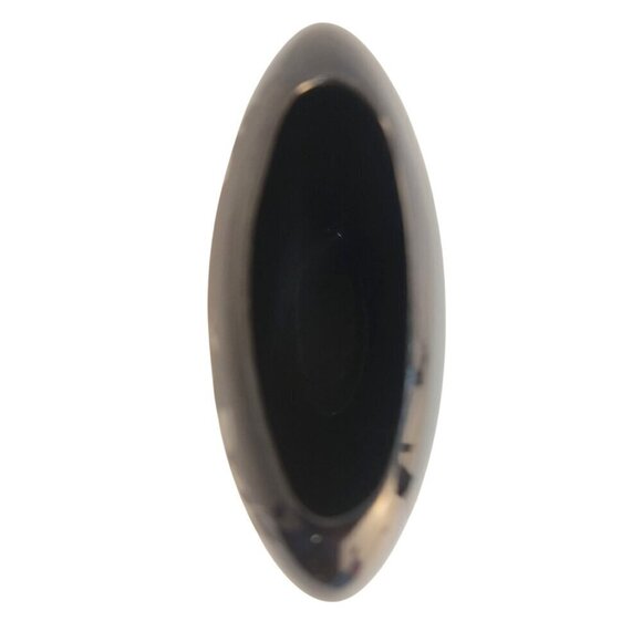 Russ Berrie Black Ceramic Decorative Small Vase 5054 - Picture 7 of 10